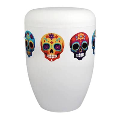 Calavera Biodegradable Cremation Urn