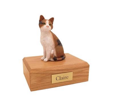 Calico Large Cat Cremation Urn