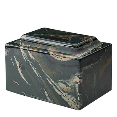 Camouflage Marble Cremation Urn