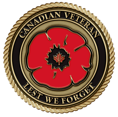 Canadian Veteran Medium Medallion