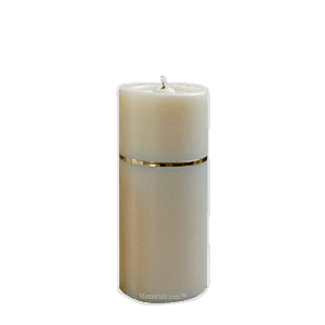 Gold Band Candle Medium Urn