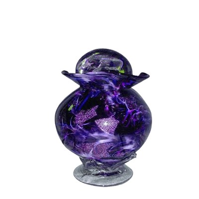 Diochroic Purple Keepsake Cremation Urn