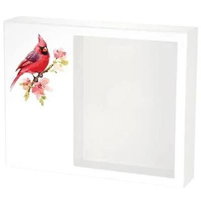 Cardinal Shadow Box Cremation Urn