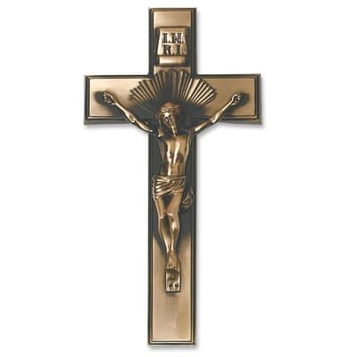 Casket Crucifix Cross Medallion