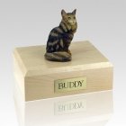 Maine Coon Brown Tabby Cat Cremation Urns