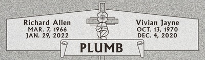 Cathedral Companion Granite Headstone 