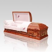 Light Cedar Wood Casket