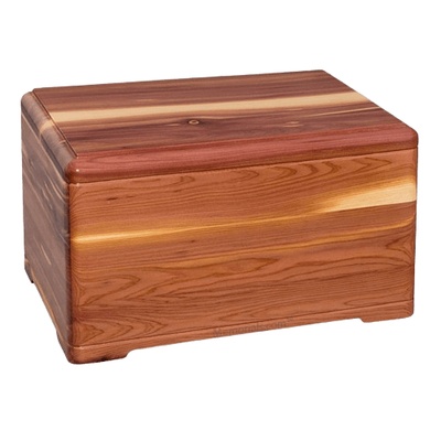 Elegant Cedar Cremation Urn