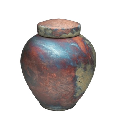 InterRoll Raku Medium Cremation Urn