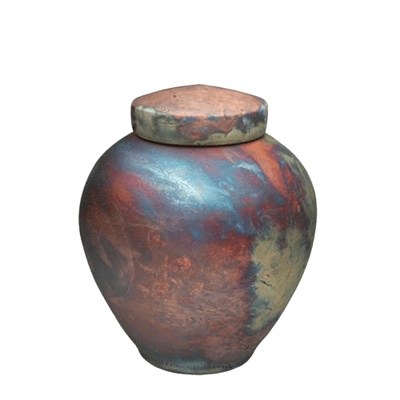 InterRoll Raku Small Cremation Urn