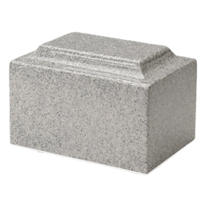 Star of David Mist Grey Marble Urn