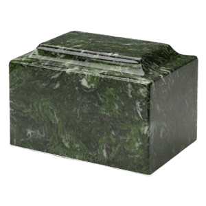 Celtic Cross Verde Marble Urn