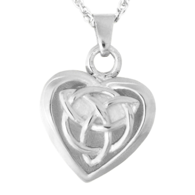 Celtic Heart Keepsake Pendant