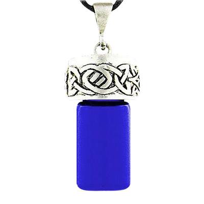 Celtic Knot Blue Cremation Necklace
