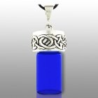 Celtic Blue Pet Cremation Necklace