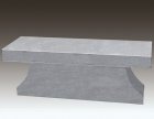 Colonial Granite Cremation Bench