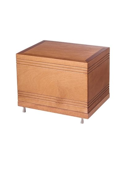 Charming Classic Wooden Funeral Urn