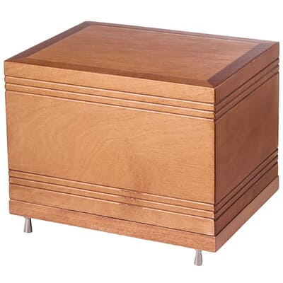 Charming Classic Wooden Funeral Urn