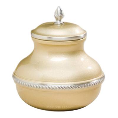Gold Pastel Pet Cremation Urn
