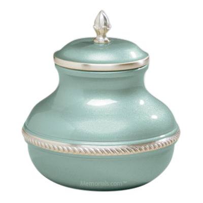 Green Pastel Pet Cremation Urn