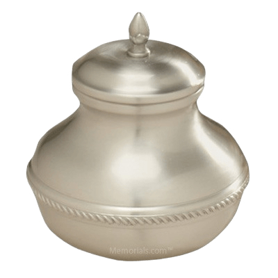 Silver Chastity Cremation Urn