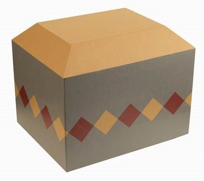 Checker Genuine Leather Cremation Urn