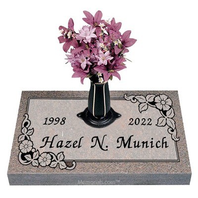 Cherished Granite Grave Marker 20 x 10