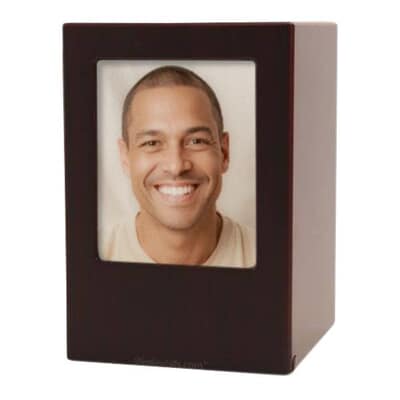 Cherry Eternity Large Photo Wood Urn