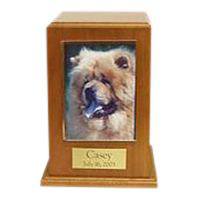 Cherry Tower Photo Pet Cremation Urn II