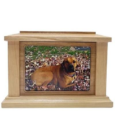Cherry Rectangle Picture Pet Urns