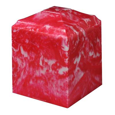 Cherry Red Cultured Keepsake Urn