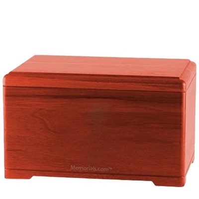 Cherry Wood Urn