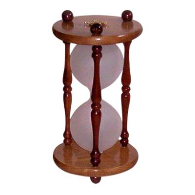 Hourglass Pillar Cherry Pet Urn