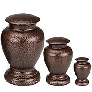 Chestnut Metal Pet Urns