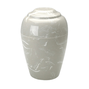 Grecian Silver Gray Infant Cremation Urn