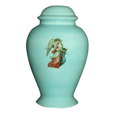 Angel Blue Child Cremation Urn