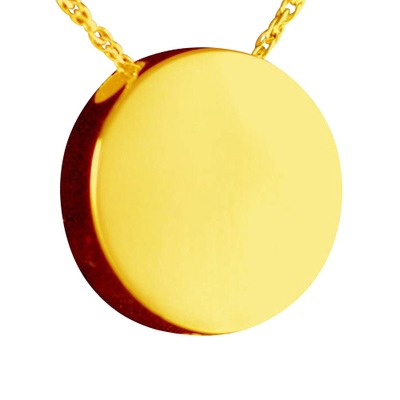 Circle Round Cremation Pendant II