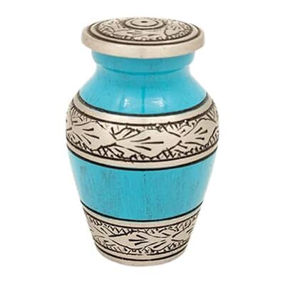Classic Blue Keepsake Urn