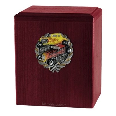 Classic Car Rosewood Cremation Urn