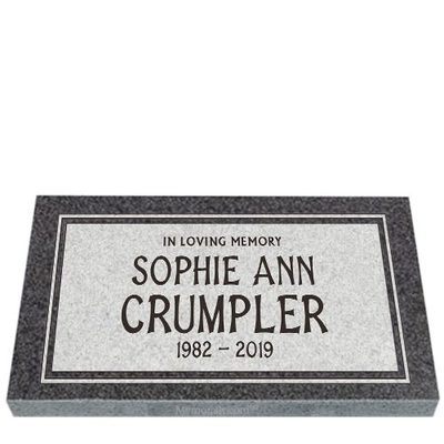 Classic Granite Grave Marker 28 x 16