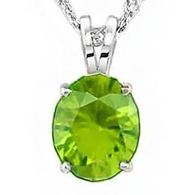 Classic Green Cremation Crystal Necklace