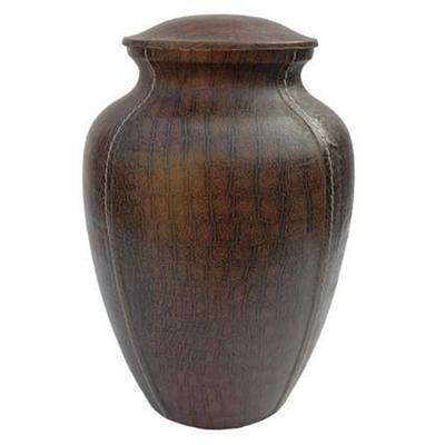 Classic Leather Cremation Urn