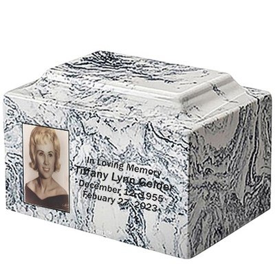 Classic Marble Photo Urn