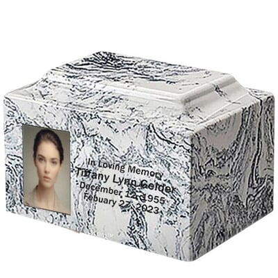 Classic Marble Photo Urn