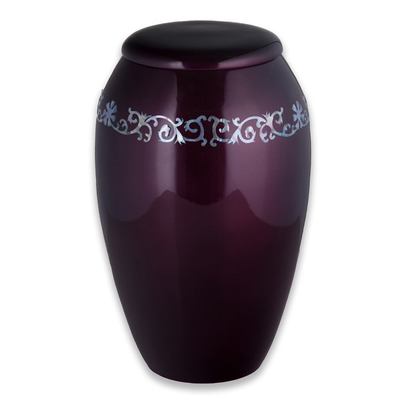 Classic Red Cremation Urn