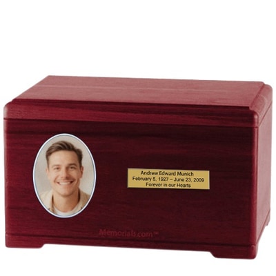 Classic Rosewood Wood Phot Urn
