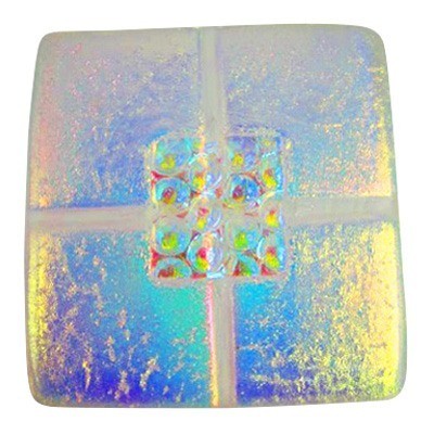 Clear Blue Pet Cremation Ashes Tile