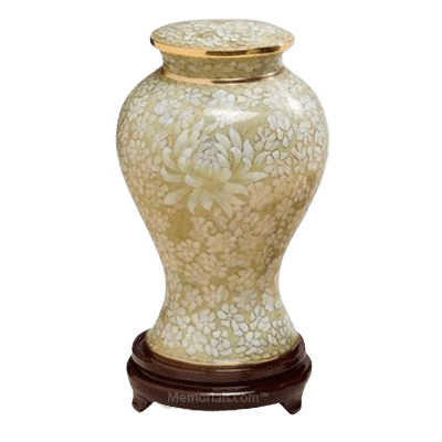 Morning Mist Cloisonne Urn