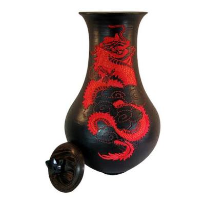 Clouded Dragon Cremation Urn