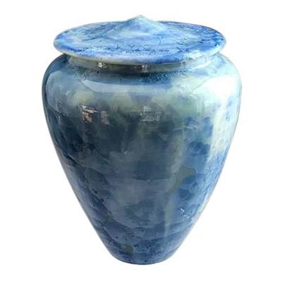 Cloudy Sky Child Ceramic Urn